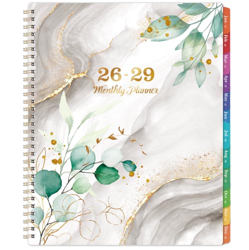 Monthly Planner 2026-2029 - 3 Year 2026-2029 Monthly Planner from JUL. 2026 - JUN. 2029 9 x 11 with Inner Pocket Colorful Coated Tabs