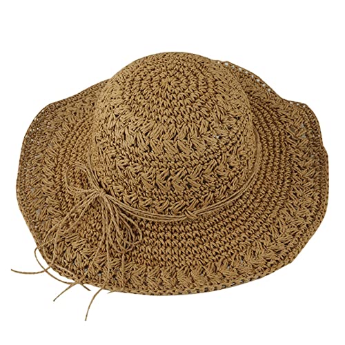 Chapeau de plage femmes ZYFSHA pliable capeline soleil bord de mer