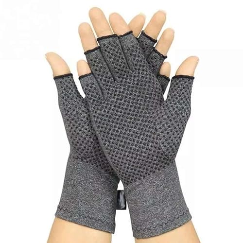 GO Medical Rheuma Handschuhe mit Silikon - M - Grau