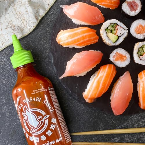 Image of Flying Goose Sriracha Wasabi Sauce • Vegan • Gluten Free, 15.39 fl oz ℮ 455 ml