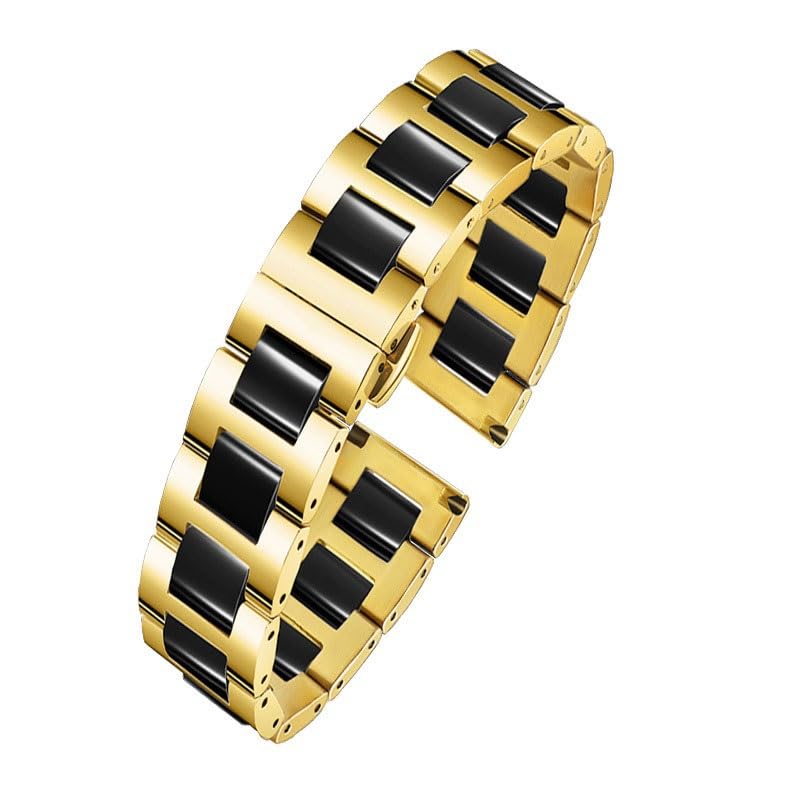 Bracelet de montre en céramique 21mm pour montre Omega et Daniel Wellington acier