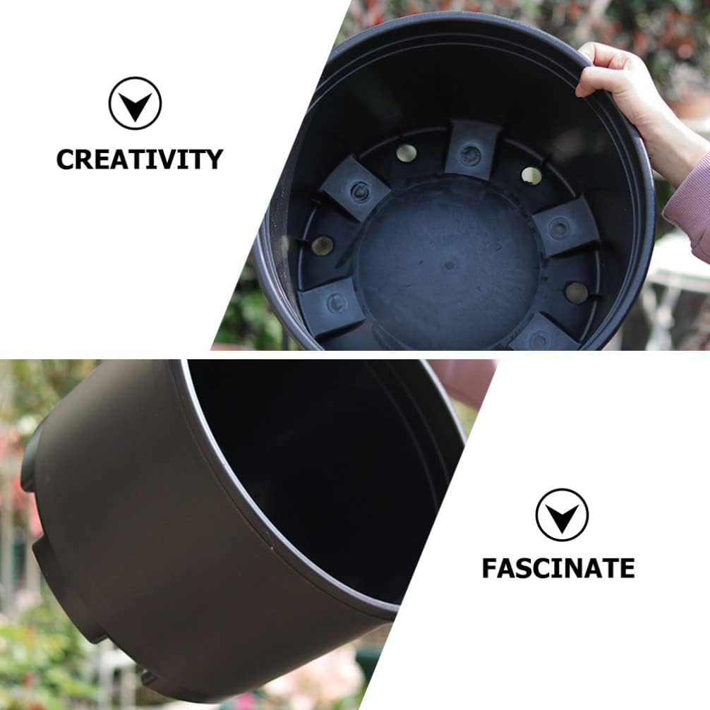 GANAZONO Starter Pots Plant Nursery Pots Starting Pots Containers Gardening Pot Plastic Planter Pots Garden Supplies 34x28. 5cm