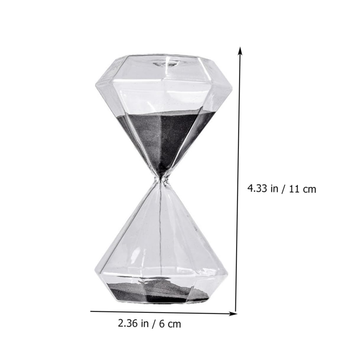 Reloj de Arena Decorativo de Escritorio con Diseño Temporizador de con Arena Adorno para Oficina y Hogar Elegante