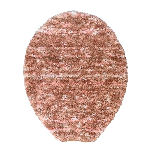 You&ours トイレフタカバー 洗える 滑り止め 吸水機能付き トイレ蓋カバー 全部展開48×48cm 普通便座用 単品 抗菌 防臭付き (レッド, 43*35CM)