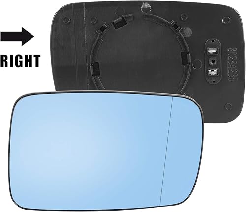 Miniatura 6 de X AUTOHAUX Espejo de vidrio calentado con placa de respaldo lado pasajero lado derecho espejo retrovisor vidrio para BMW 745i 750i