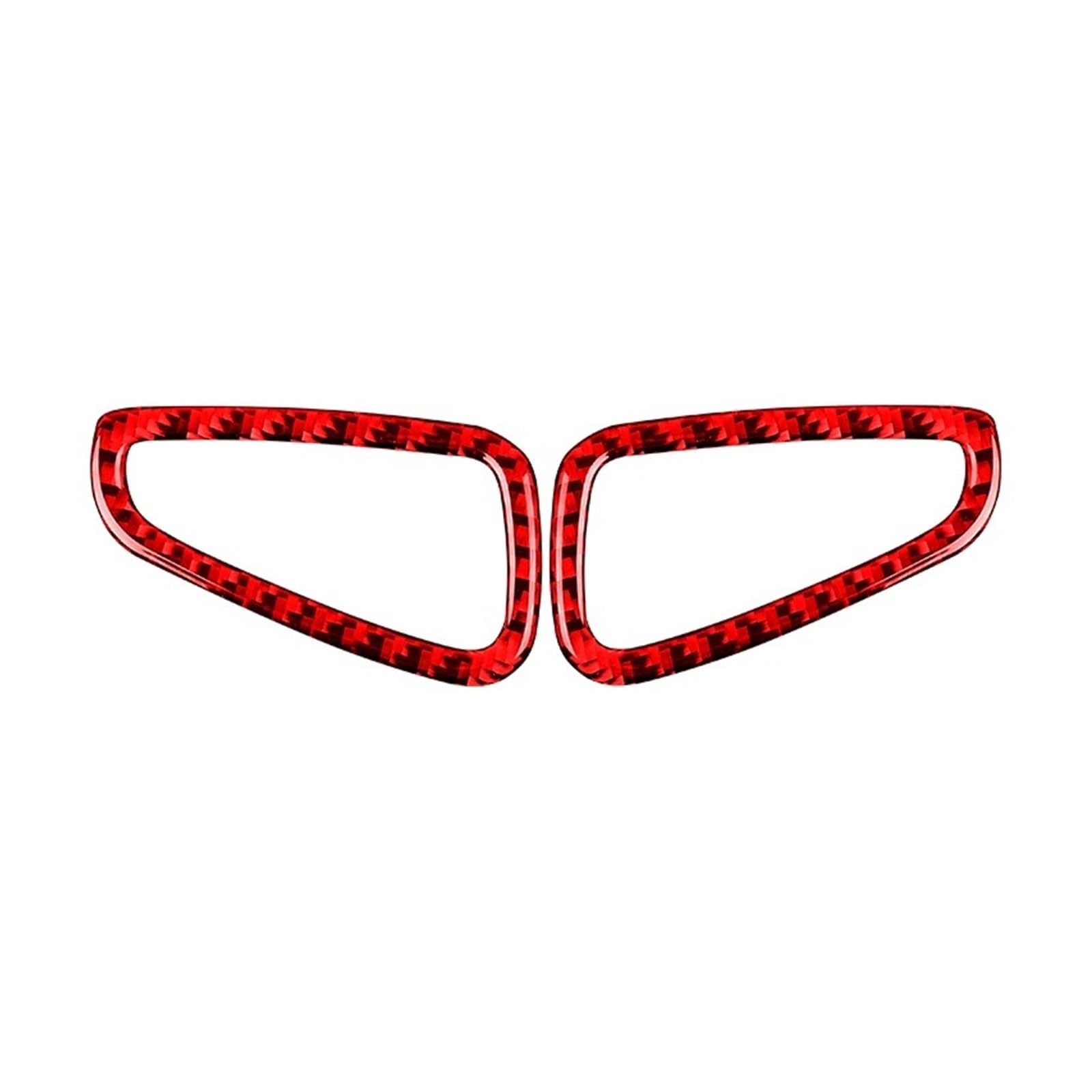 Car Interior Moulding Trim for Chevrolet for Camaro 2017-2022 Accessories Interior Car Instrument Air Vent Decorative Frame Cover Stickers Interior Accessories(Red Carbon Fiber)