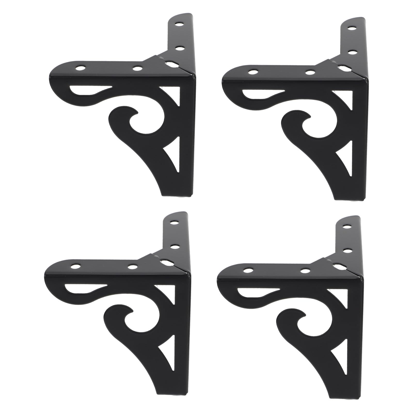 Patas de muebles para sofá y sillas en casa u oficina, estilo europeo elegante, 4 piezas