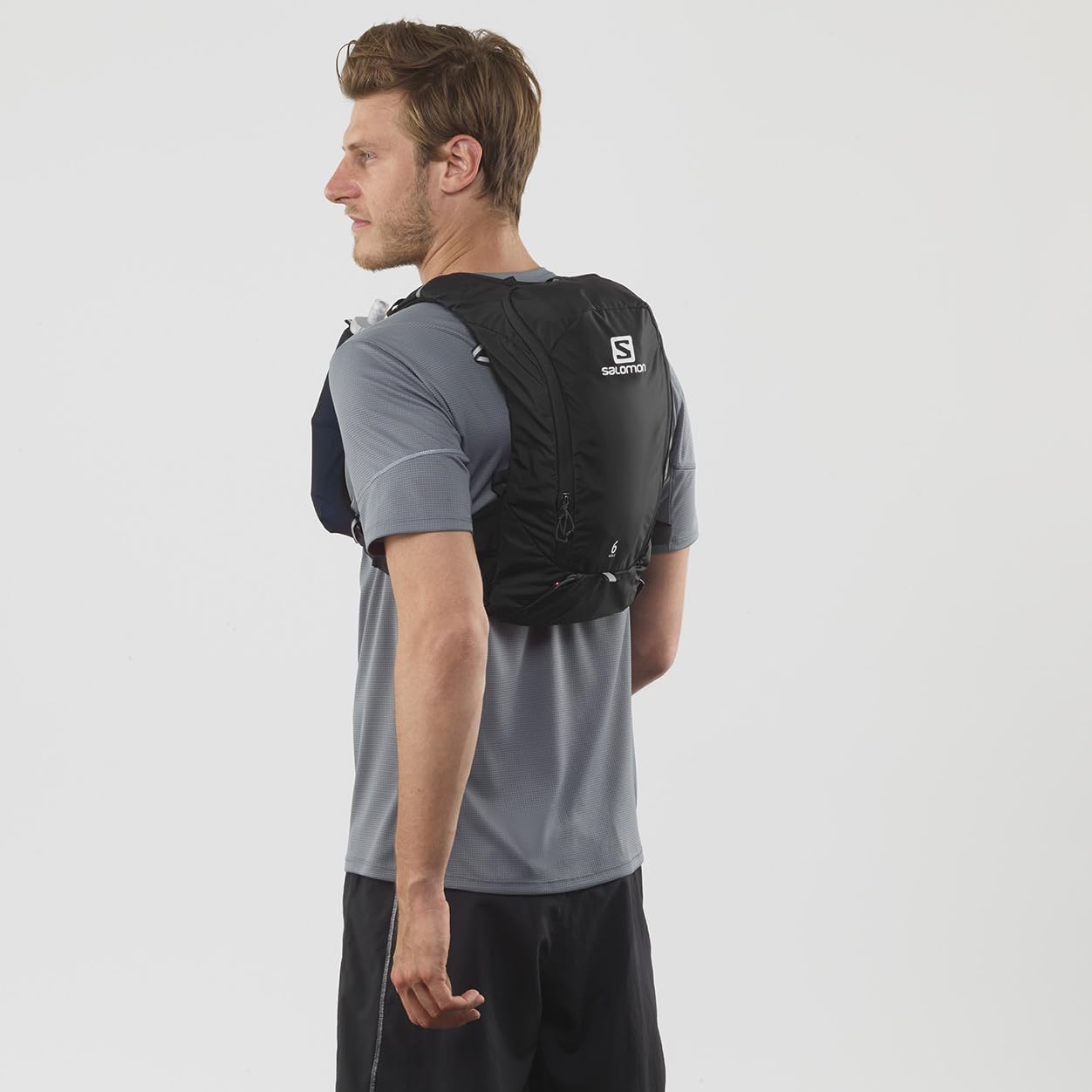 Salomon Agile 6 Gilet Unisex per Idratazione Trail Running Escursionismo MTB, Comfort dinamico, Accesso rapido, Versatilità