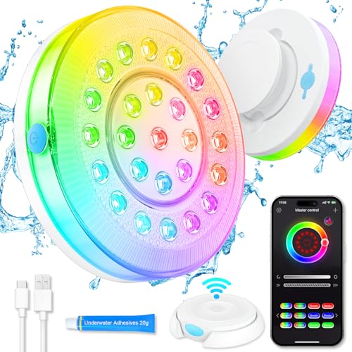 Pool Lights Smart APP Magnetic for Inground and Aboveground Swimming Pools