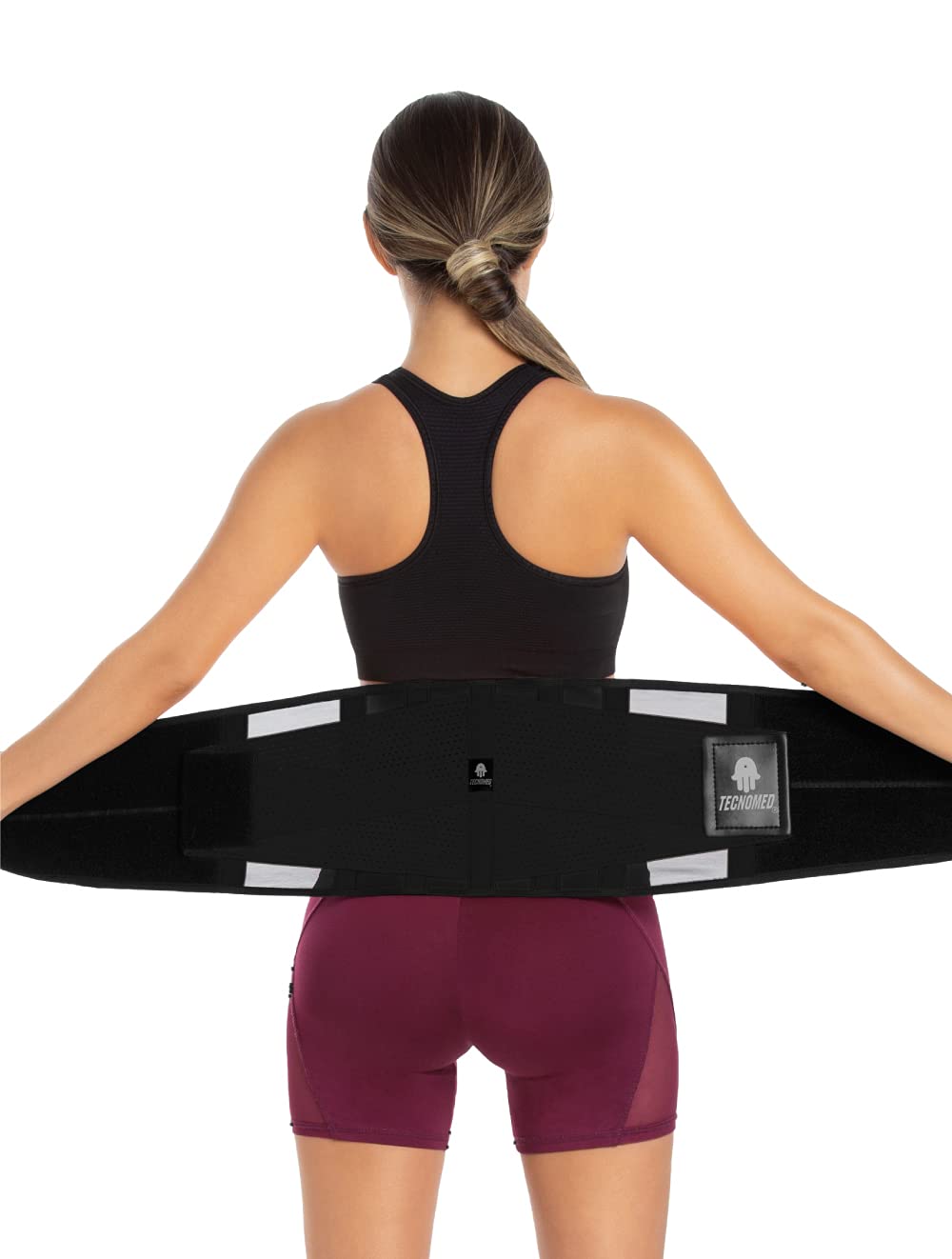 TECNOMED Lumbar Support Belt Back Brace for Lower Back Pain