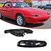 GTINTHEBOX for 1990 1991 1992 1993 1994 1995 1996 1997 Mazda MX-5 Miata Front Bumper Turn Signal Lights Smoked Lens Housing Assembly OEM # 8BN151060 8BN151070