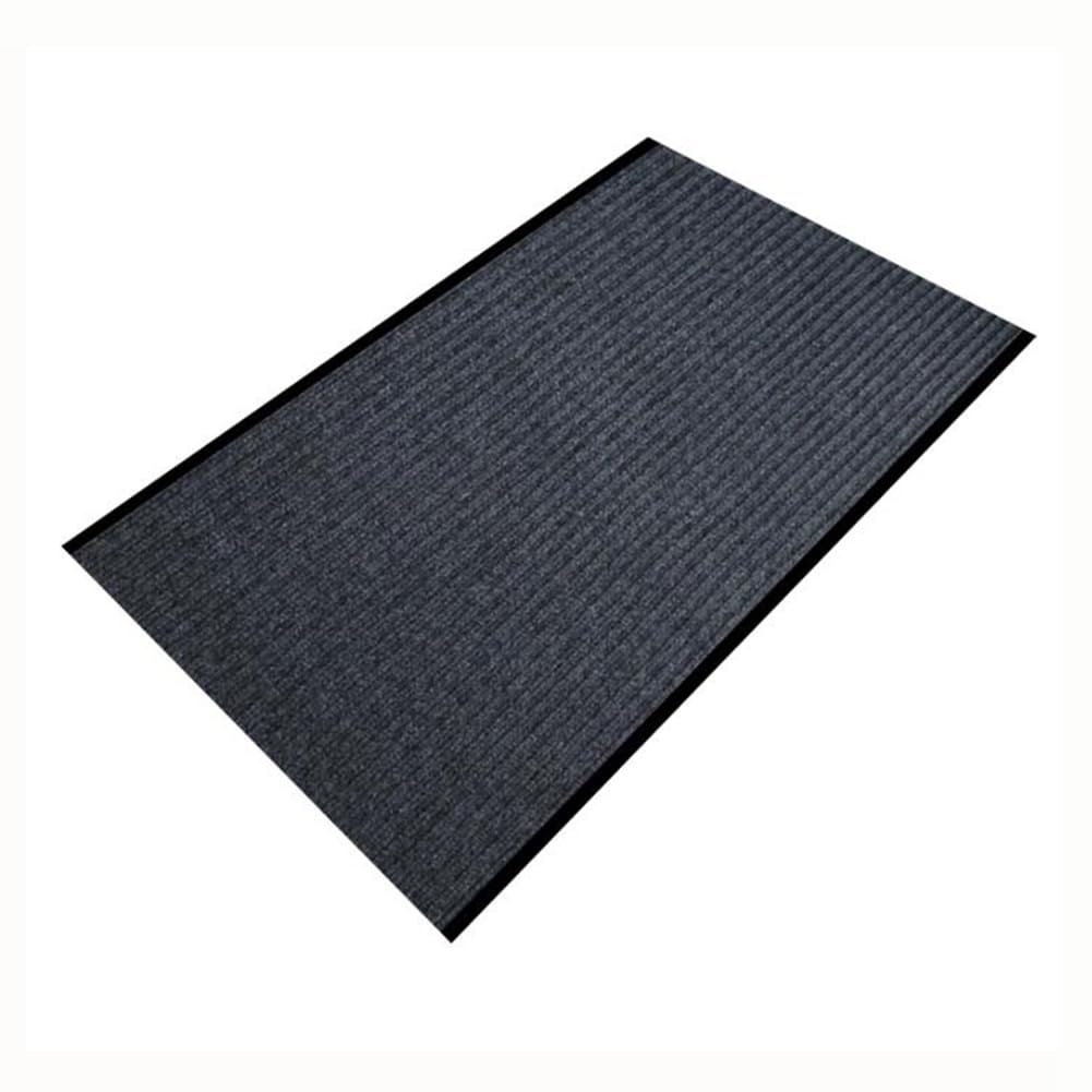 Tapete antideslizante para interiores y exteriores, tapete de entrada con respaldo de goma, tapete de bajo perfil para entrada, fácil de limpiar, alfombra comercial (tamaño: 90 x 200 cm)