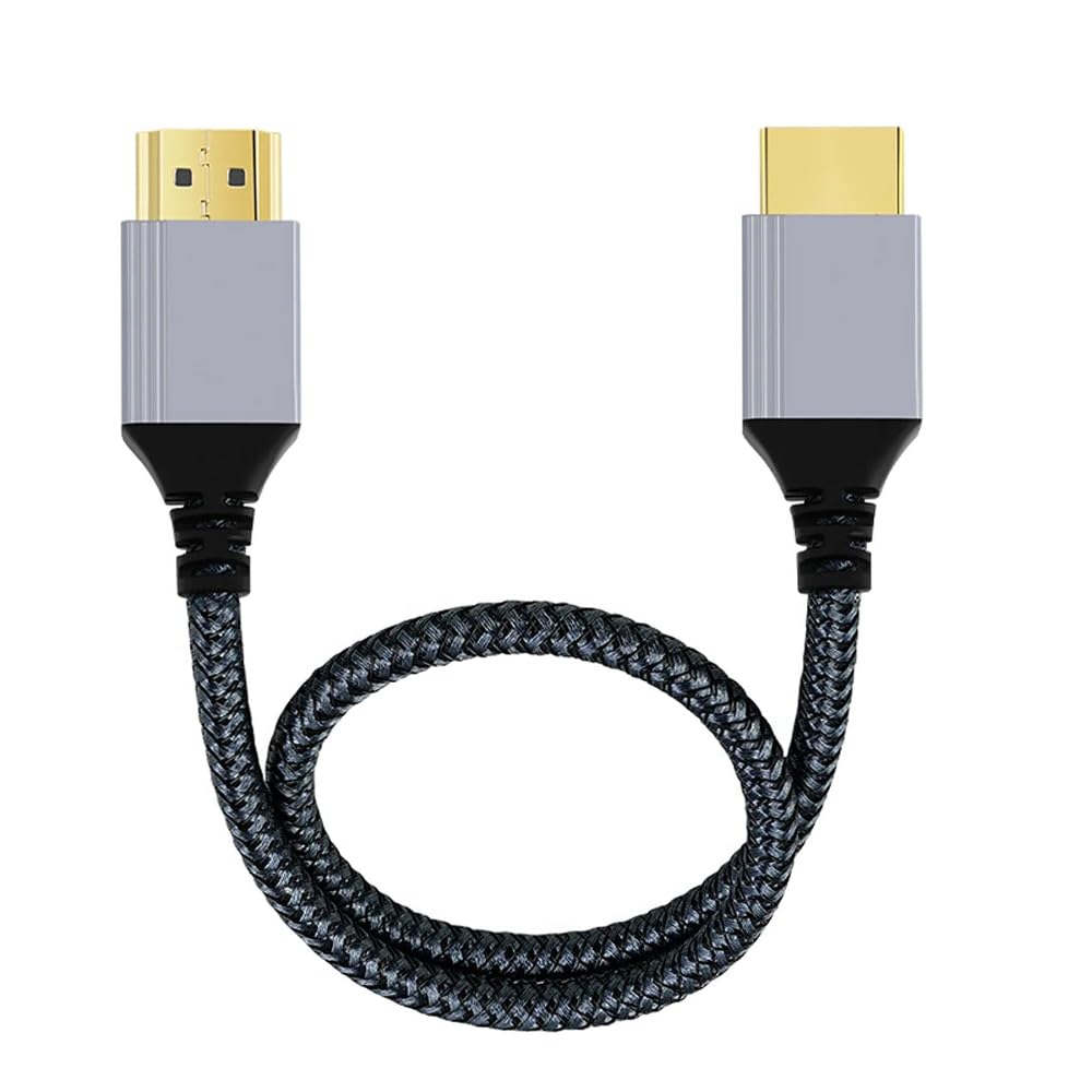 HDMI 4K Cable 1080P Laptop TV Male to Male Extender Extension Cord Wire Plug (0.98ft)