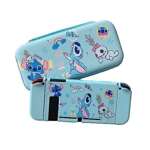 THEBEASTPIE スイッチNSカバー スイッチケース 保護ケース 収納バッグ 可愛い分体式 耐衝撃指紋防止 キズ防止 防汚 防塵 2個セット