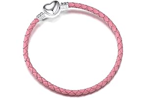 Personalized 3mm Leather Charm Bracelet: Elevate Your Style with Timeless Elegance