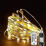 ⭐ Cadena de luces LED fácil de instalar y duradera: diseño impermeable IP65, ofrece una buena protección contra salpicaduras o salpicaduras de agua desde cualquier ángulo. Se puede utilizar para decorar tu dormitorio, tienda de campaña, fiesta de Navidad, pared de fotos, caja de regalo o para cualquier otro propósito en interiores y exteriores.