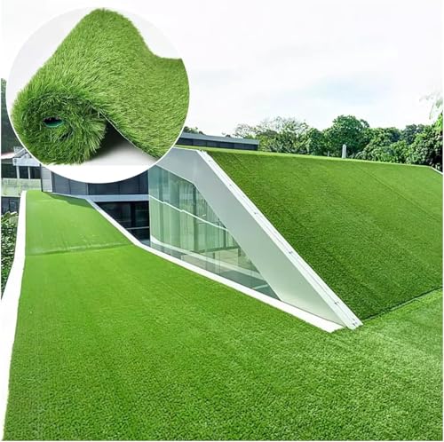 7UIYgtyO LNNNW Pasto Sintetico Alfombra de césped de césped Artificial sintético for jardín, Patio Trasero, Alfombra de césped de imitación Falsa, 2cm de Grosor para Exteriores(60x90cm)