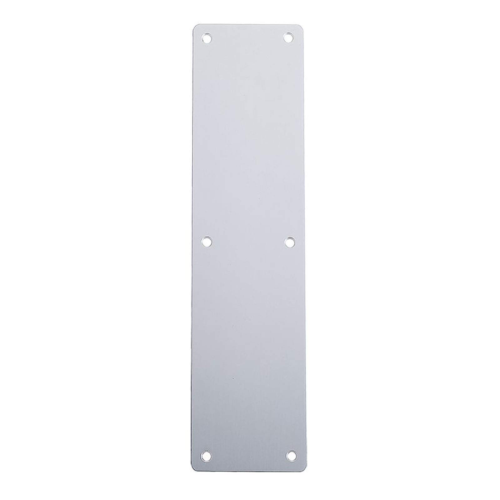 Zoo Finger Plate - 350Mm X 75Mm - Satin Aluminium