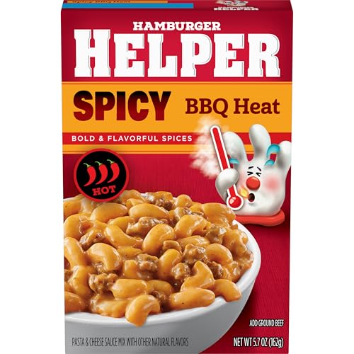 Hamburger Helper Spicy Parmesan Garlic Pasta Meal (6 oz) No Artificial Flavors, Ready in 3 Easy Steps, Quick Meals for Midweek Dinners, Busy Evenings & Families On-the-Go