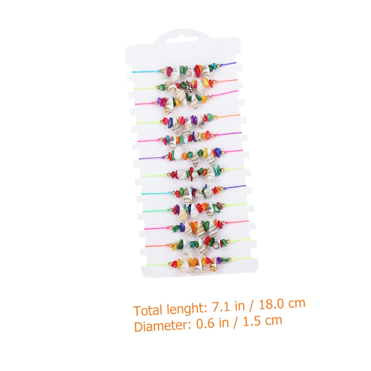 60piezas Pulsera De Conchas De Playa Para Mujer De Joyería Bohemia Ligera y Confortable Accesorios De Verano Para Tobilleras y Muñecas Para Especiales