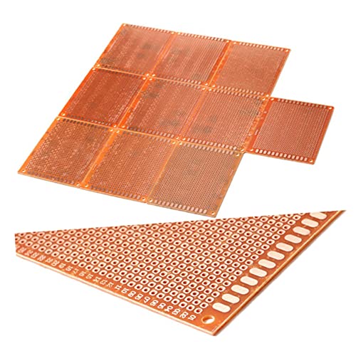 OSALADI 20 Peças 7X9 Protótipo De Placa De Ensaio Pcb 7 * 9Cm Placa Pcb Placa De Circuito DIY Solda