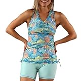 UV Skinz UPF 50+ Womens Ruched Tank Top