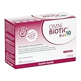 OMNi BiOTiC 10 Kids | 20 Portionen (50 g) | 10 Bakterienstämme | 10 Mrd. Keime pro Tagesdosis | Pulver | Mit Inulin | Vegan | Glutenfrei | Lactosefrei | Zur täglichen Anwendung