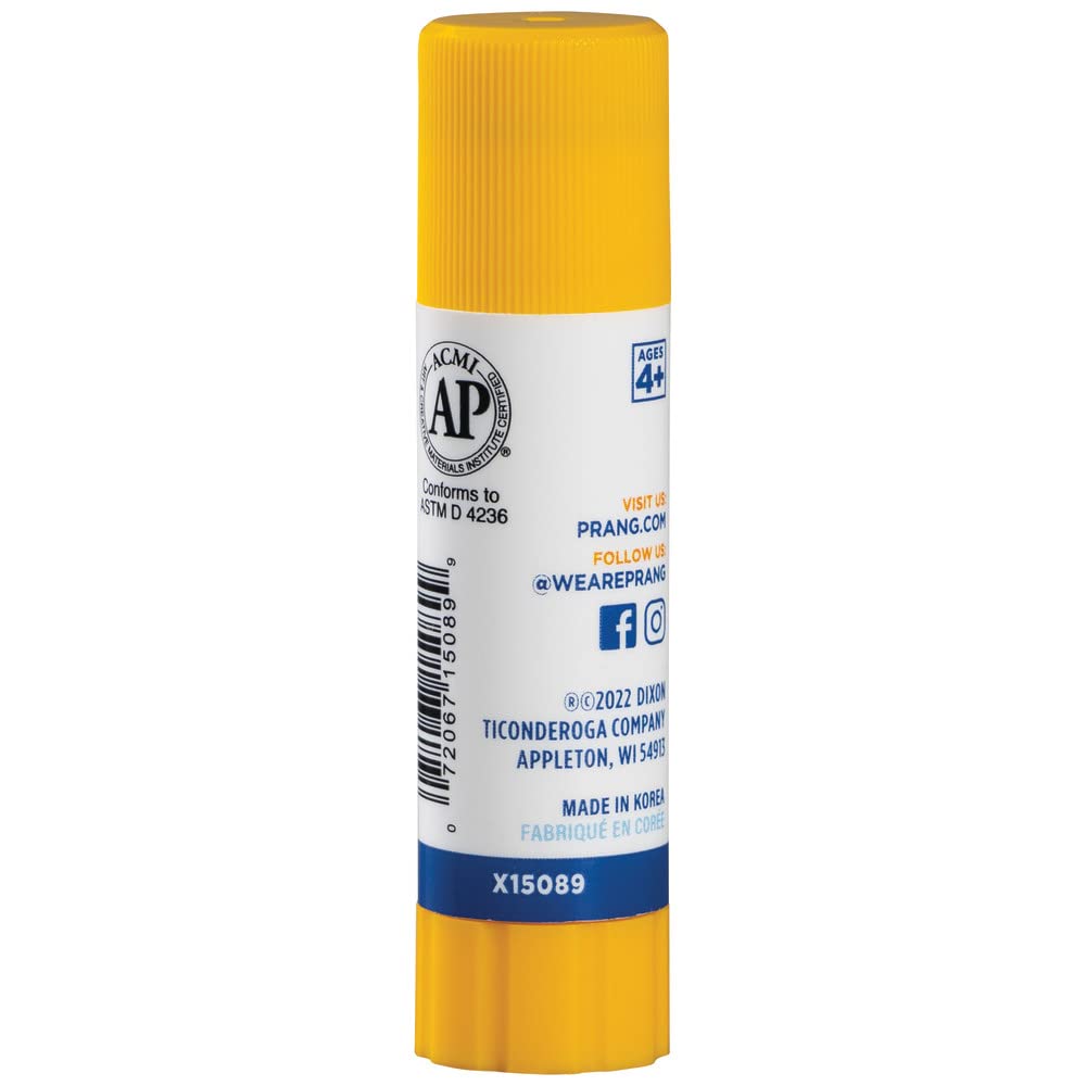 Prang Lot de 60 bâtons de colle lavable, bleu, 800 ml