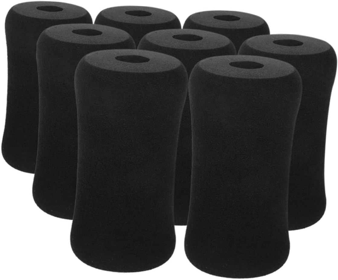 VICASKY 8Pcs Roller Cover Pads for Gym Equipment Soft Durable Replacement for Leg Extensions Weightlifting Platforms Inversion Tables Easy to Clean Install