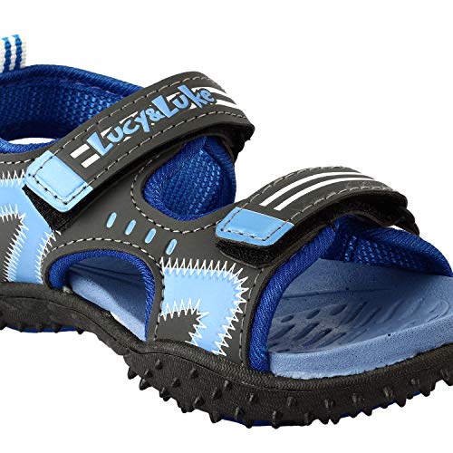 LIBERTYZENO Boys & Girls Manmade Leather Kids & Toddlers Adjustable Strap Fisherman Sandal Shoes for Prom Graduation3