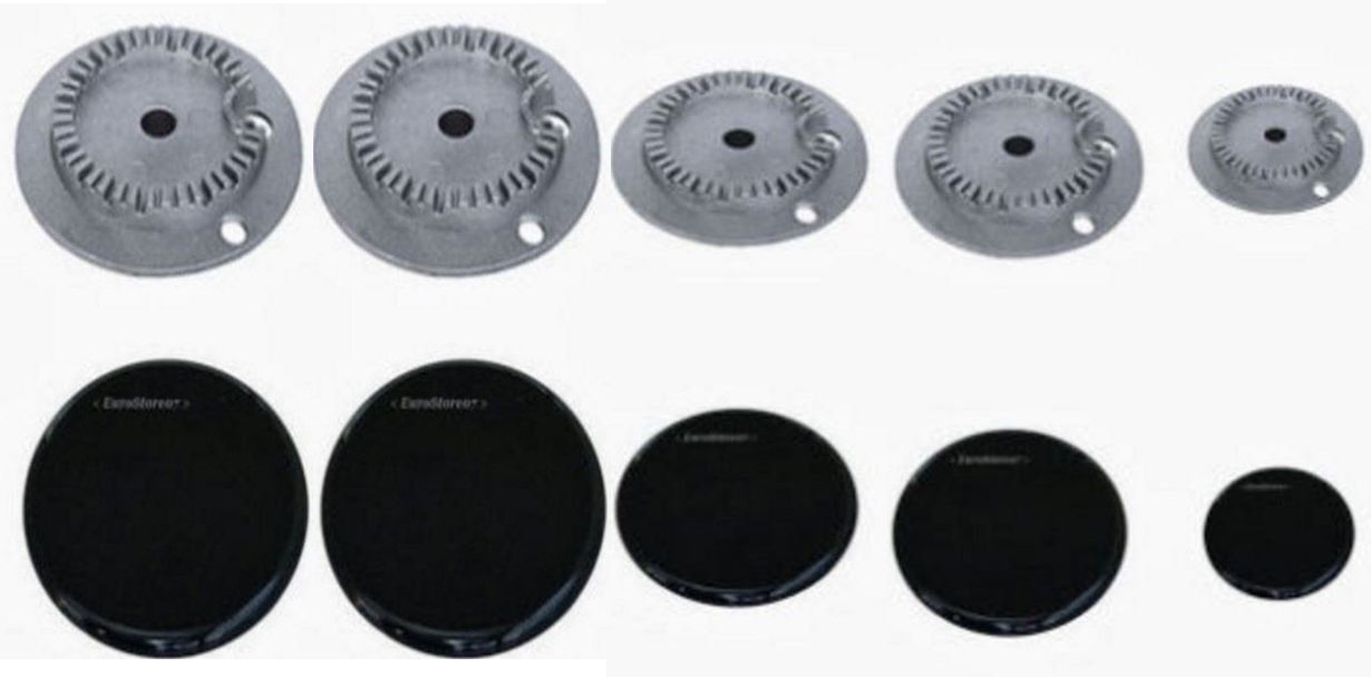 REX ZANUSSI ELECTROLUX ZOPPAS 5 SPARTIFIAMMA + BRUCIATORI 2 + 2 +1 B 4455 2 FORI