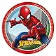 Procos - Partyset S Spider Man Crime Fighter, 52-teiliges Set, 16 Teller, 16 Becher, 20 Servietten, Einweggeschirr, Partygeschirr, Tischdekoration