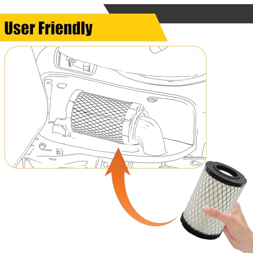Image of 22 883 01-S1 Air Filter Oil Change Kit for Cub Cadet XT1 LT42 Enduro, Fits Kohler 5400 Series Maintenance Kit KS530 KS540 KS590 KS595 17-19.5hp Engine Replaces 22-083-01 2208301S 22-883-01-S1