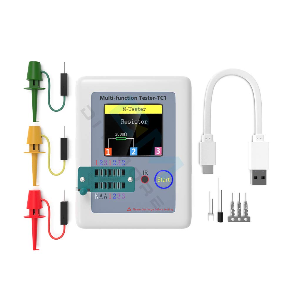 Buy diymore LCR TC1 ESR Tester Transistor Inductance Capacitance