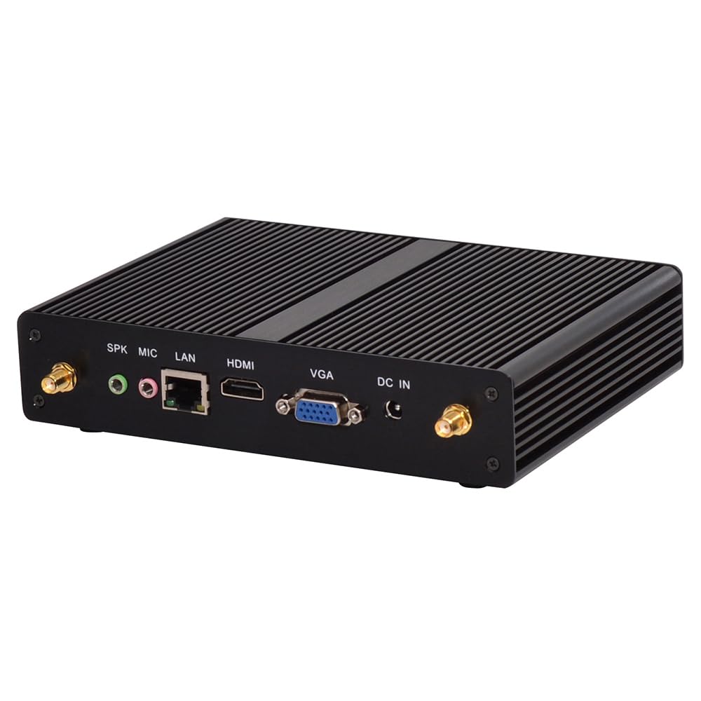 Fanless Mini PC, Desktop Computer, HTPC, Kodi Box, Celeron 4205U 5205U, Windows 11 / Linux Ubuntu, BM05, VGA, HDMI, LAN, 4 x USB3.0, 2 x USB2.0, 0 RAM, 0 Storage, Barebone No System