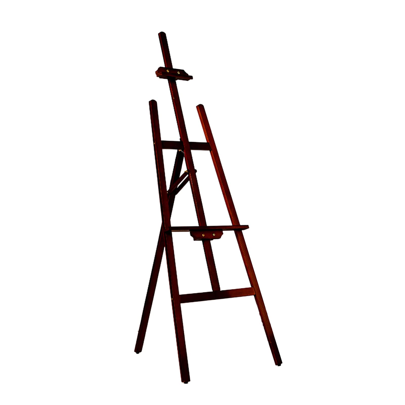 Cavalletto Da Pittura In Legno 150 Cm Pieghevole Con 6 Pennelli Inclusi – Regolabile E Professionale Per Artisti - 3