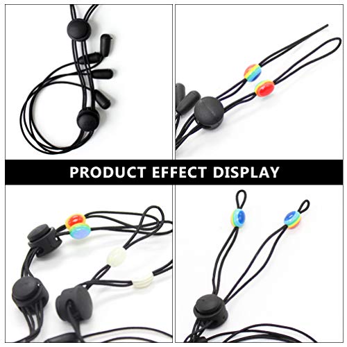 2 pares de anéis de mamilo ajustáveis sem perfuração da Exceart, grampos de mamilo, correntes corpor