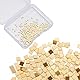 CREATCABIN 200 Stück Goldchip-Lötmittel,24K-Vergoldetes Messing,Lötchips,Flussmittel Für,Schmuck Vorgeschnittenes Temp-Einfachschweißen Für Schmuckherstellung,Reparatur,Elektronisches Löten,2x2mm
