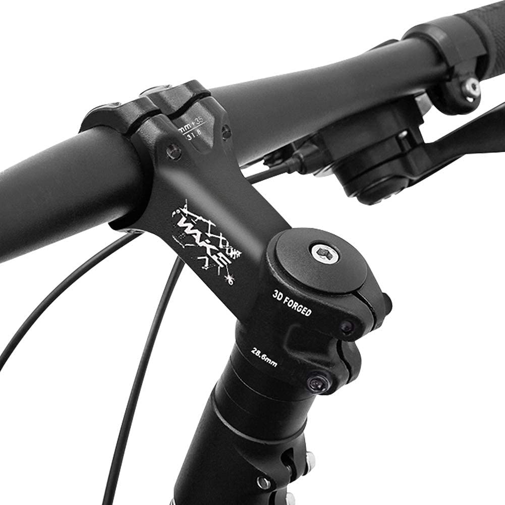 Wake Fahrrad-Lenkervorbau – 31,8 Mm X 45 Mm, Rot – Aus AL6061 T6 Für MTB, Rennrad, BMX & Fixie