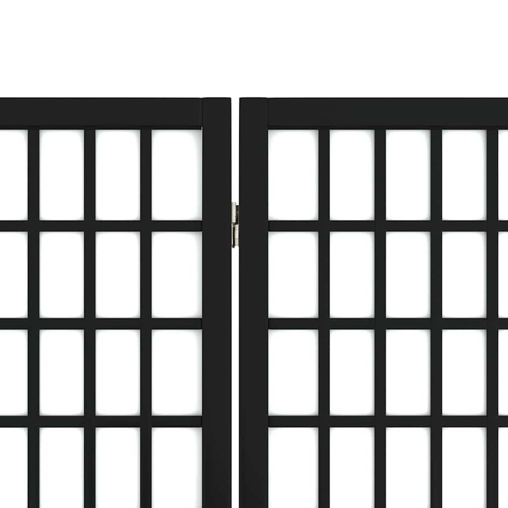 vidaXL Cloison de séparation Pliable 5 Panneaux 200x170 cm Noir