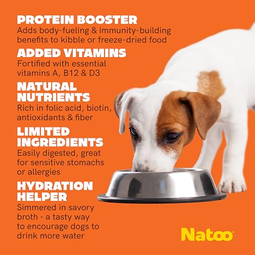Image of NATOO Dog Food Topper, Chicken Carrot Brown Rice Quinoa, Case of 20 | For Picky Eaters, Wet Meal Topper for Dry Food, Limited Ingredient, 3oz Each, For Dogs & Puppies