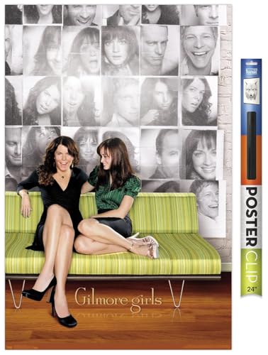 Trends International Gilmore Girls - Lounge One Sheet Wall Poster, 22.375" x 34", Premium Poster & Clip Bundle