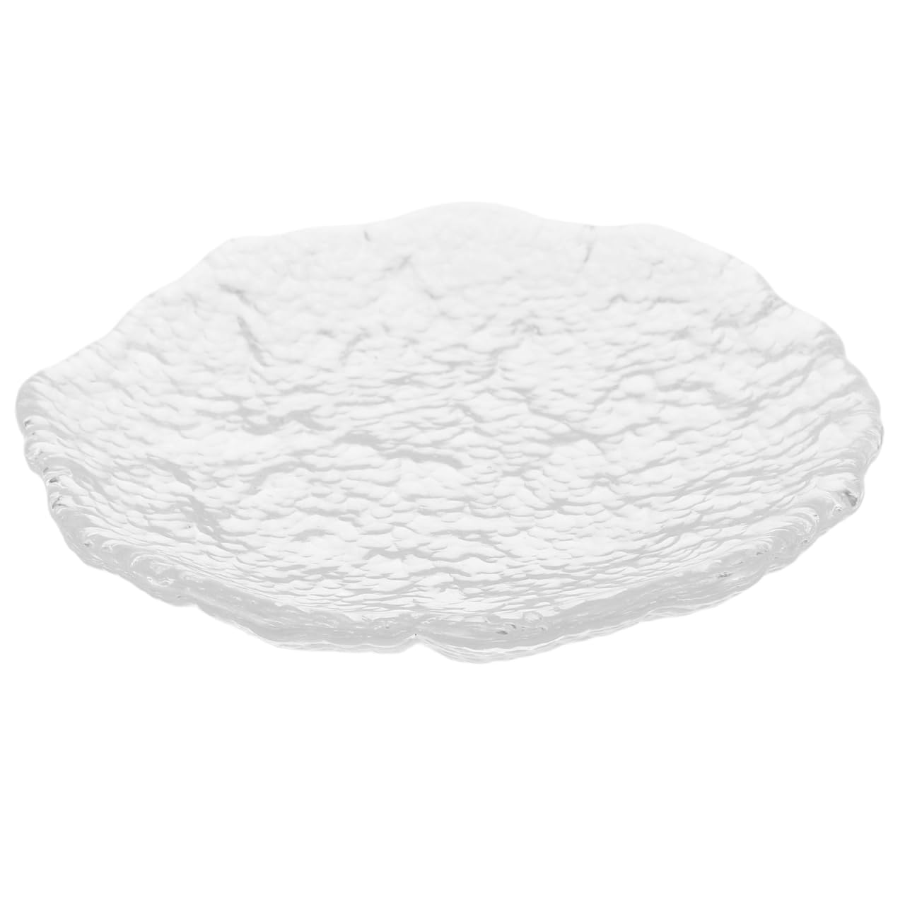 FRCOLOR Bandeja de paleta de cristal transparente para mezclar esmalte de uñas con textura mate para exhibición de maquillaje de u