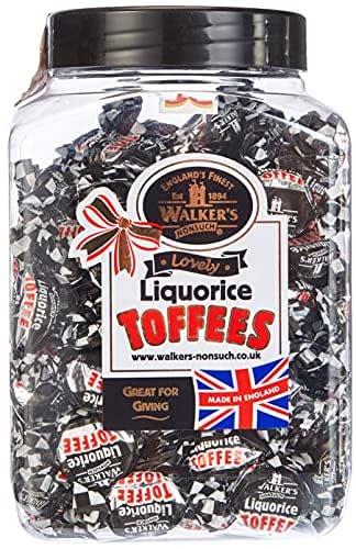 Walkers' Nonsuch Liquorice Toffees | with Condensed Milk & Black