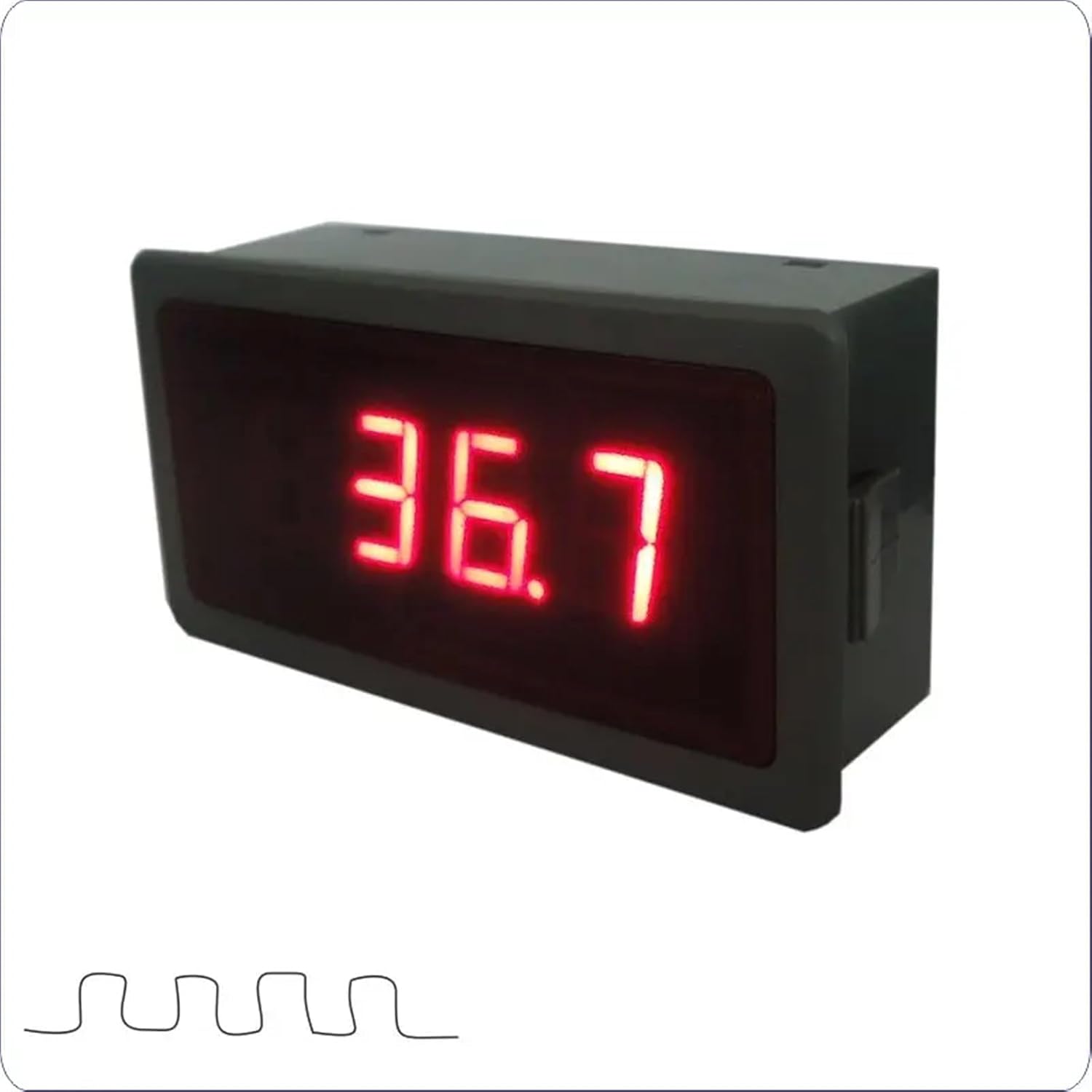 YB5140TM-Z Temperature Monitor Controller Humidity Thermocouple Probe Sensor Buzzer Alarm LED Digital 1Pcs(Size:K_Power Supply 12V)