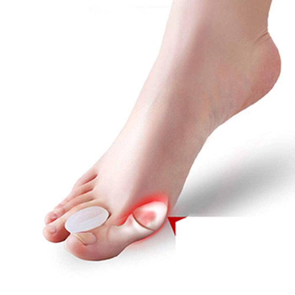 4 x Pedimend gel per dita per alluce valgo | dito separatori per alluce valgo | Overlapping Toes Barelle | Adatto per l' utilizzo in sport lavoro vestito e scarpe