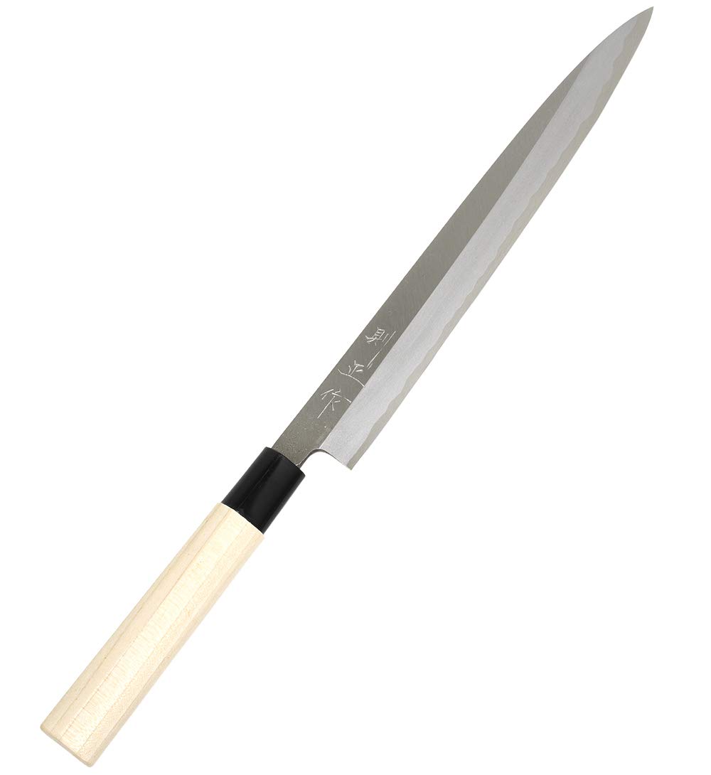 柳刃包丁 約31cm 全長42cm Amazon｜長雲斉 アークランドサカモト 柳刃包丁 左用 240mm 白紙鋼