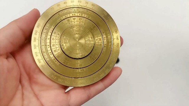 Brújula Feng Shui Luo Pan Mini Rotatoria 3.1 Pulgadas miniatura 7
