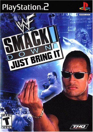 W Smack Down Just Bring It Platinum Jeu Vidéo Combat Catch PS2 Version Originale