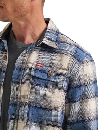 Wrangler Authentics Men's Long Sleeve Flannel Shirt Jacket3